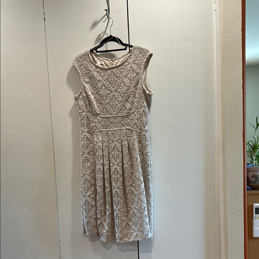 London Times lace sleeveless dress, size 12